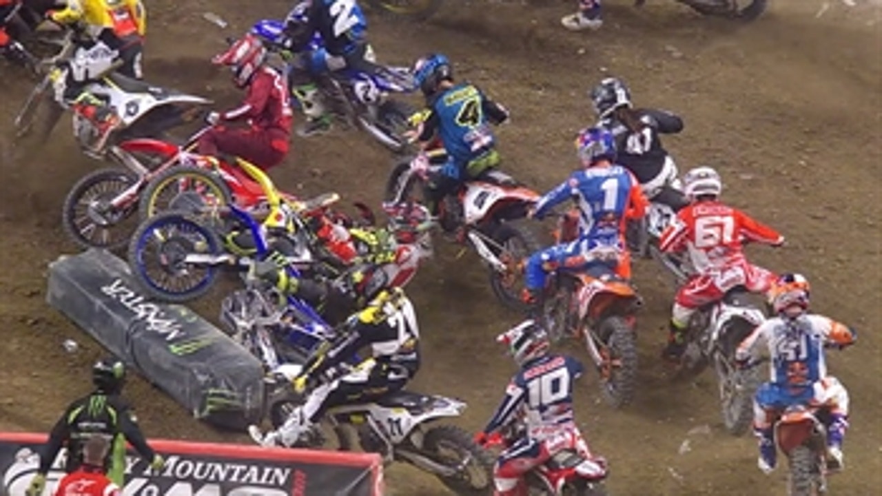 Looking back at some of the biggest wrecks from the 2017 Supercross season