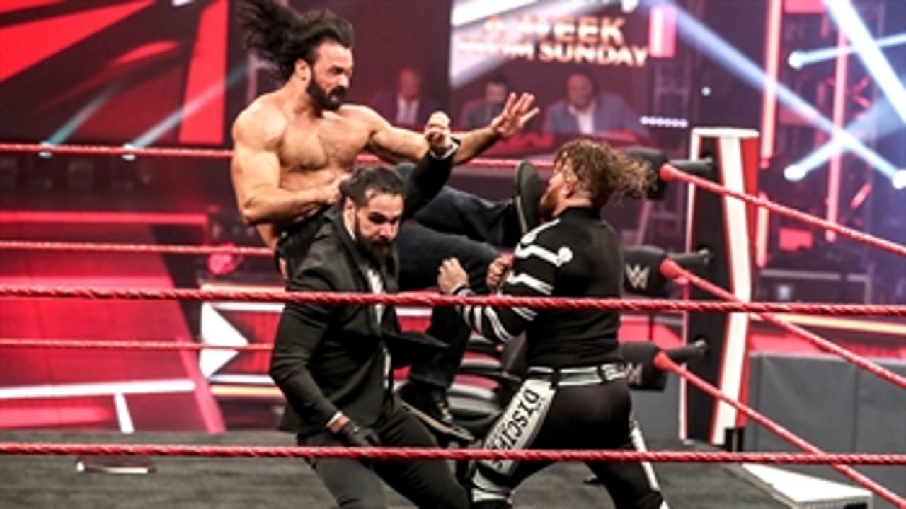 Drew McIntyre and Seth Rollins brawl in wild contract signing: Raw, April 27, 2020