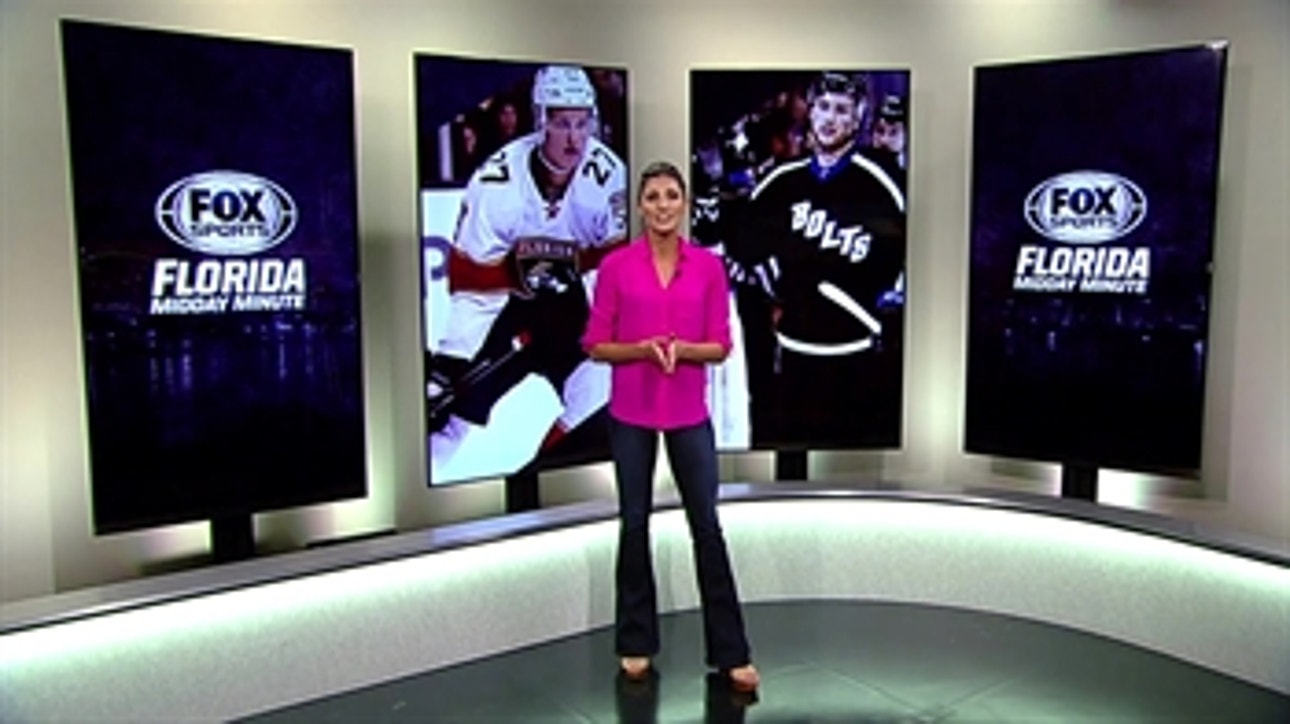 Florida Midday Minute: Spotlight on Sunshine State's NHL teams on Thursday