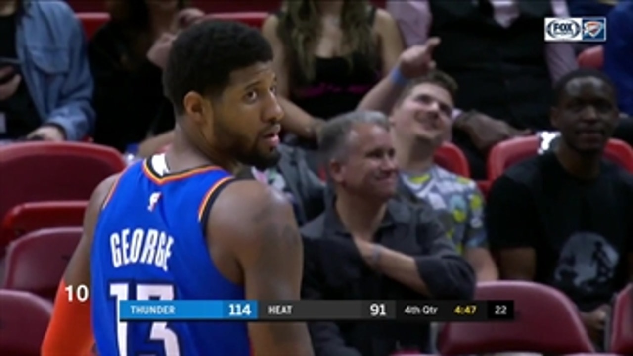 WATCH: All 10 Three-Pointers Made by Paul George in win over Heat
