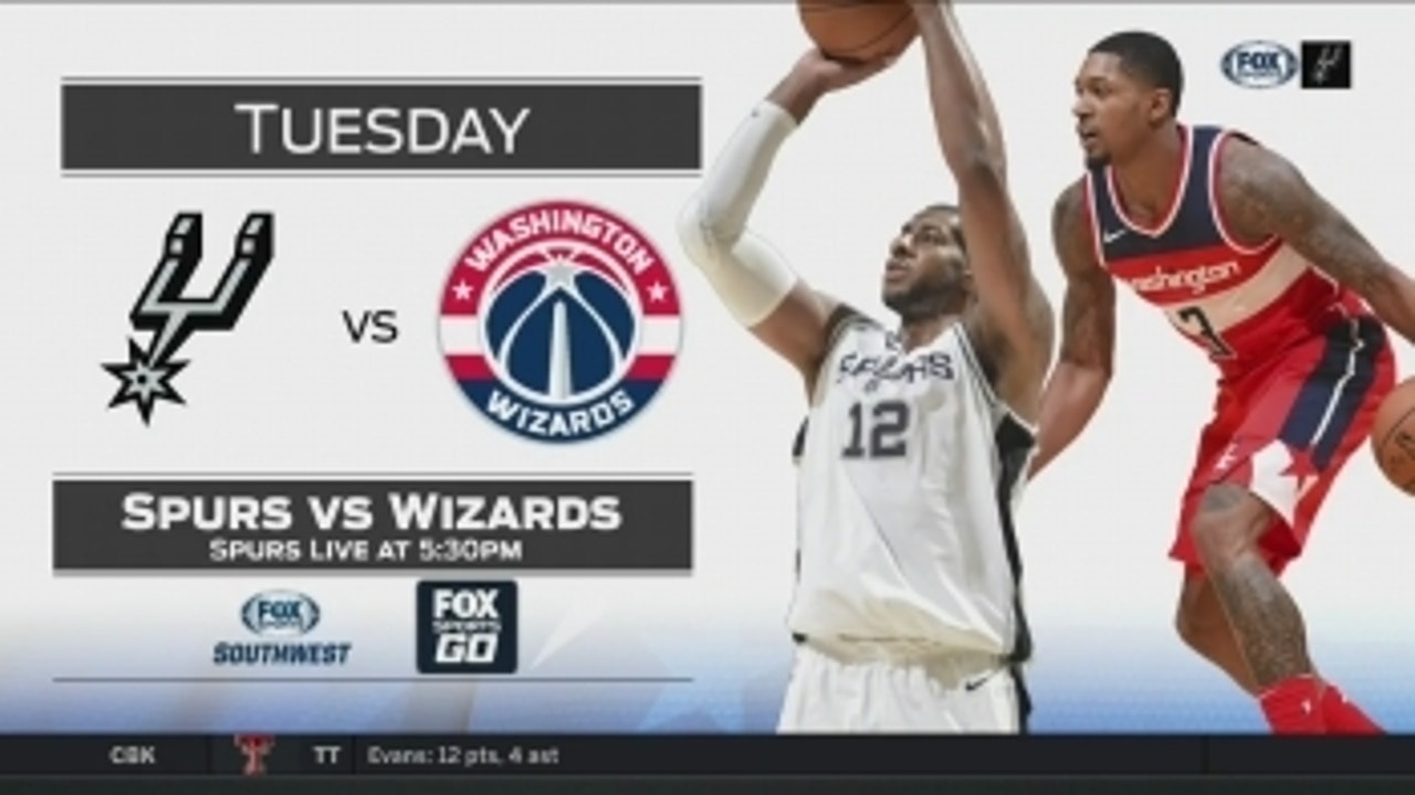 San Antonio Spurs at Washington Wizards preview ' Spurs LIve