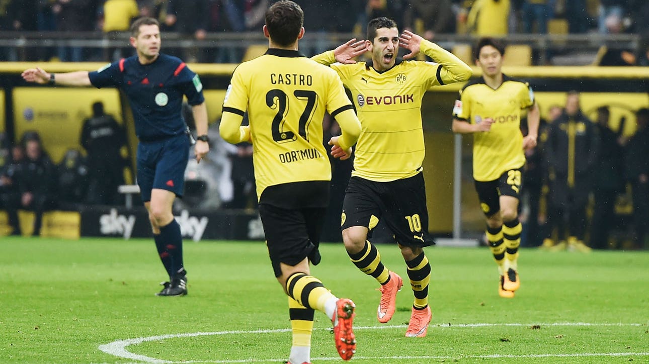 Mkhitaryan gives BVB 1-0 lead with a magnificent strike  ' 2015-16 Bundesliga Highlights