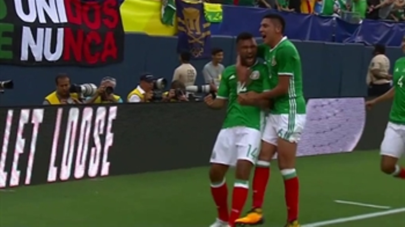 Hedgardo Marin header gives Mexico a 1-0 lead vs. El Salvador ' 2017 CONCACAF Gold Cup Highlights