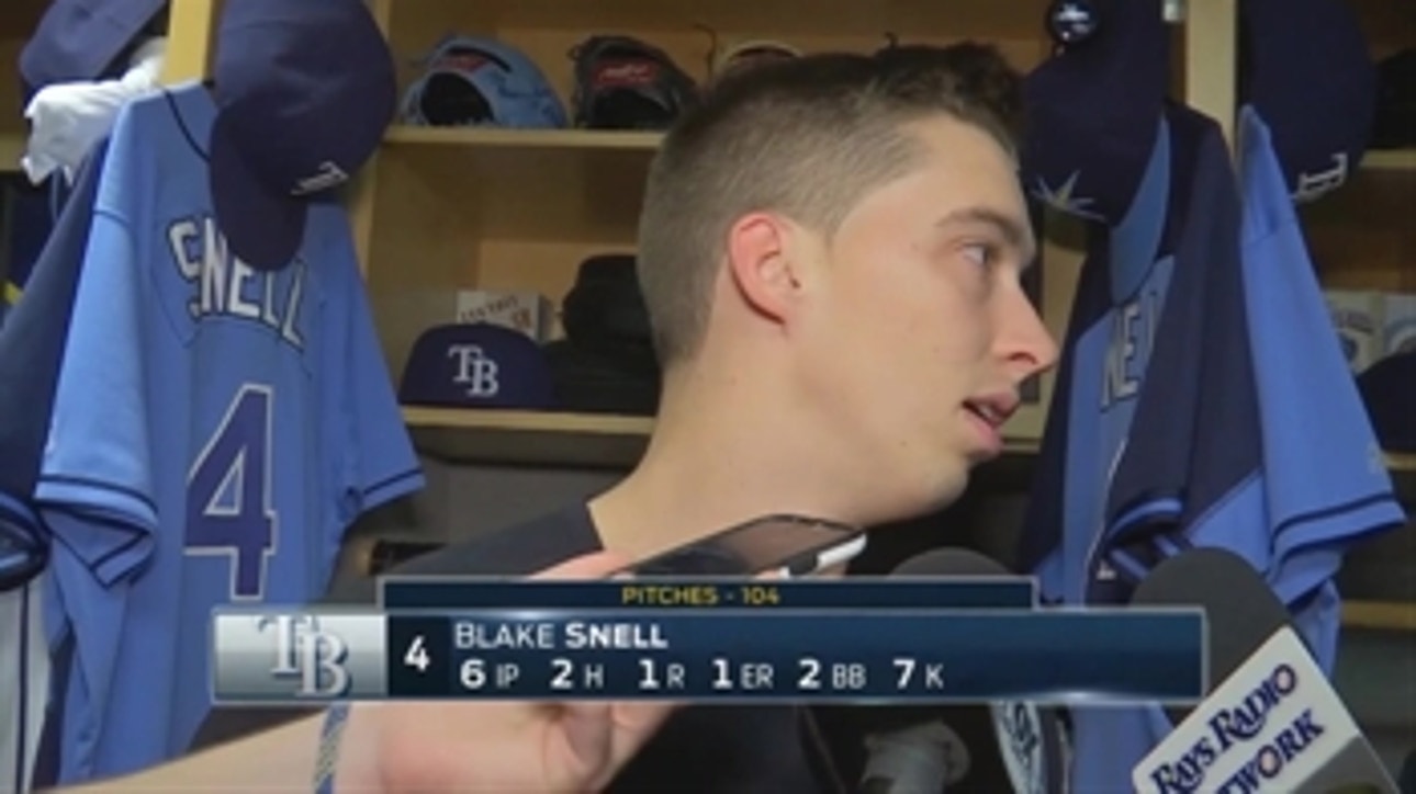 Blake Snell says he was attacking Toronto more as the game wore on