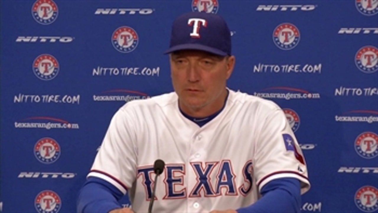 Banister: Beltre and Fielder showed up well today