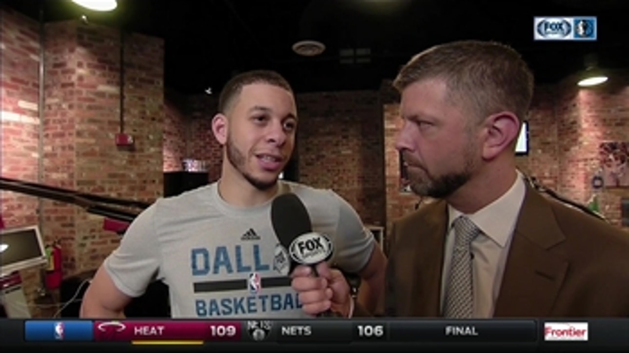 Seth Curry on 103-95 win over New York at home