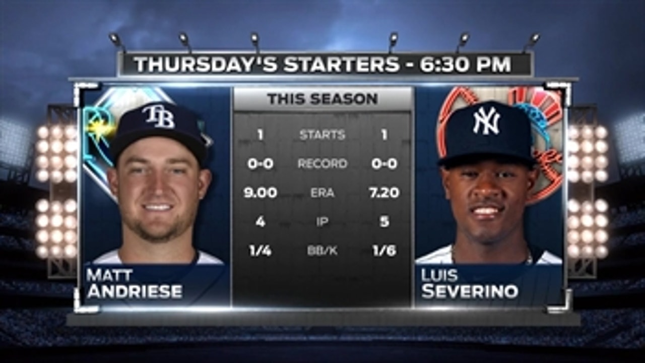 Rays send Matt Andriese to the mound looking to avoid sweep in the Bronx