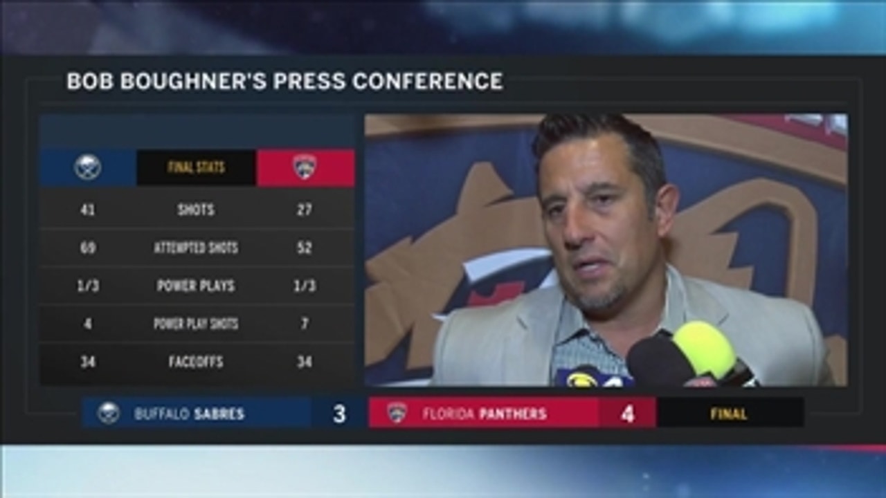 Bob Boughner says it was hard to take the ice knowing playoffs were out of reach