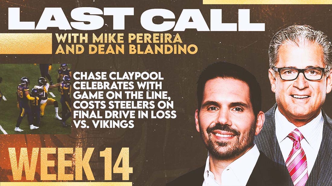 Did Chase Claypool's celebration cost the Steelers time on the final drive against Vikings? — Mike Pereira & Dean Blandino I Last Call