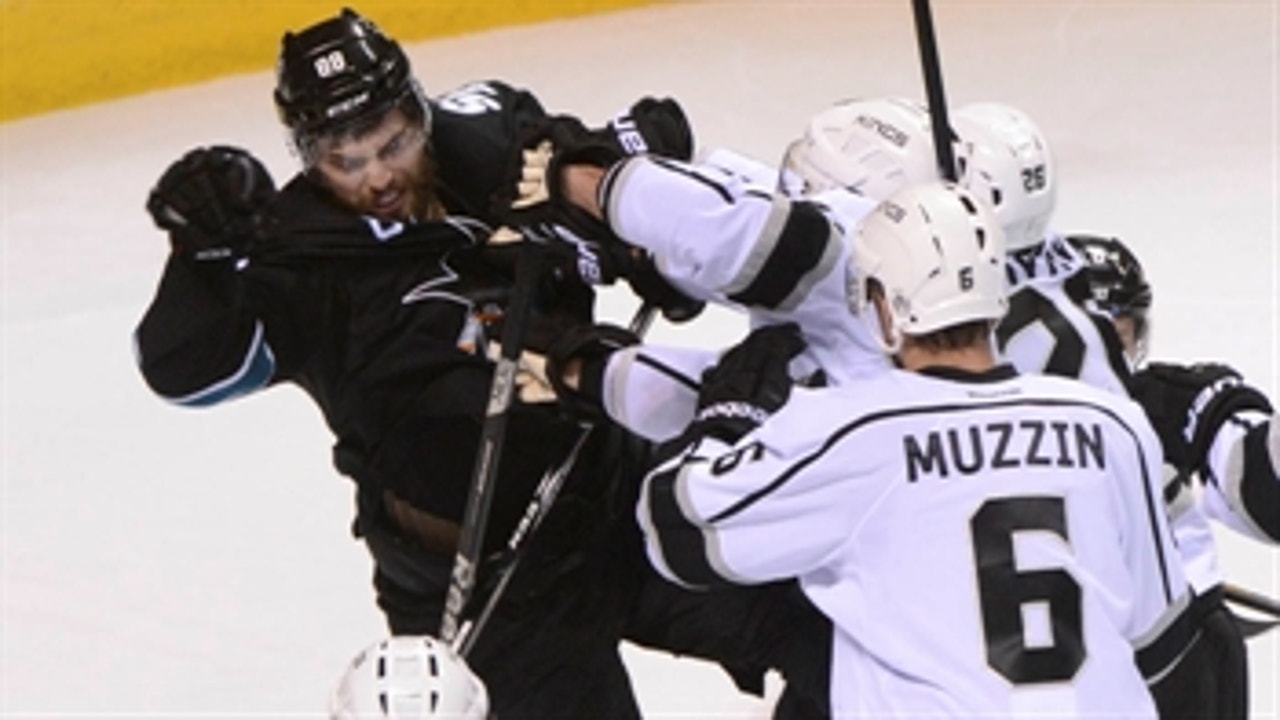 Kings clobbered by Sharks in Game 2