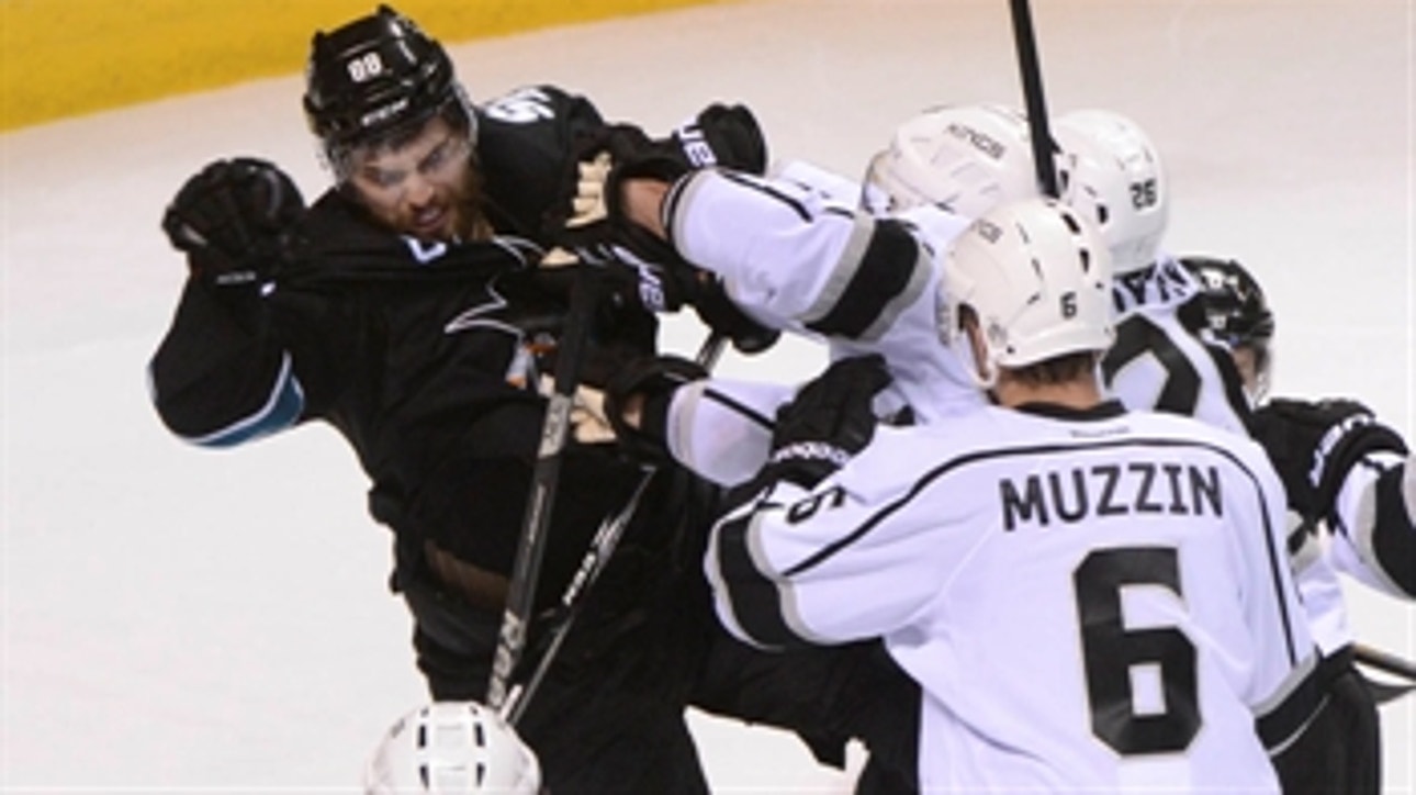 Kings clobbered by Sharks in Game 2