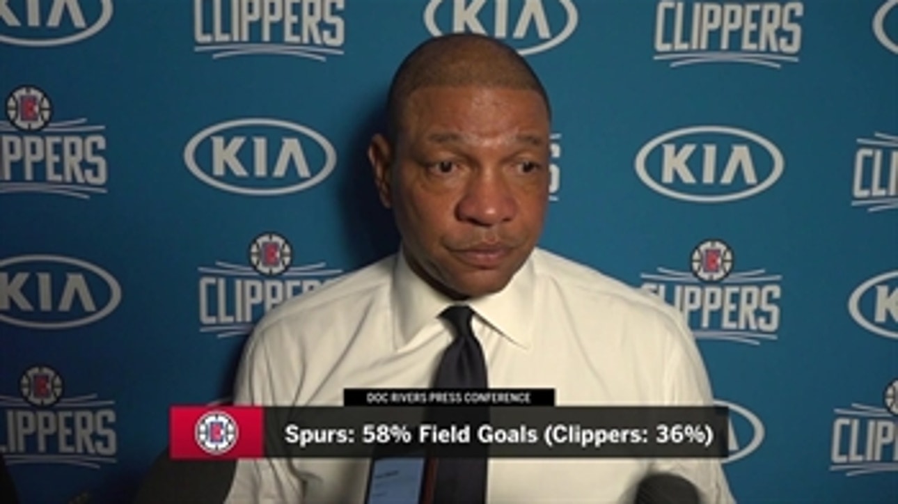 Doc Rivers: The Spurs matched our energy and outplayed us