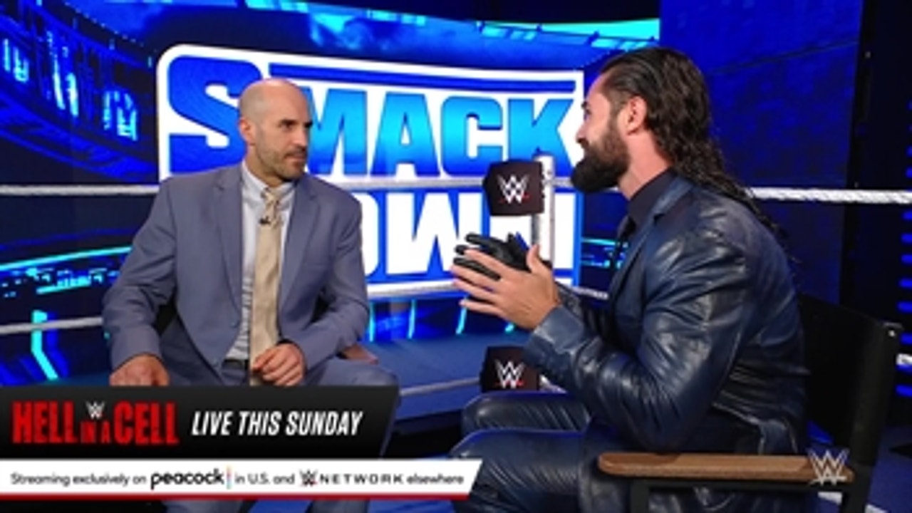 Cesaro comes face-to-face with Seth Rollins backstage: SmackDown, June 18, 2021