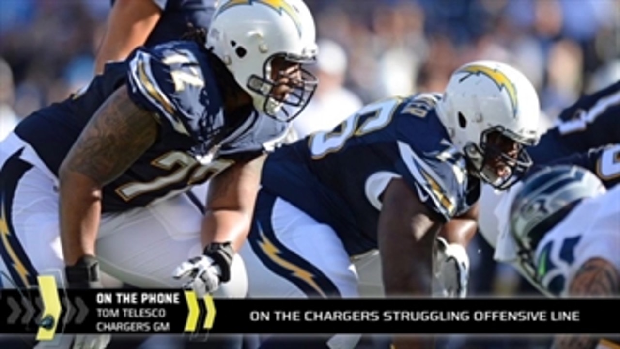 Chargers GM Tom Telesco talks Raiders, offensive line and Melvin Gordon's injury