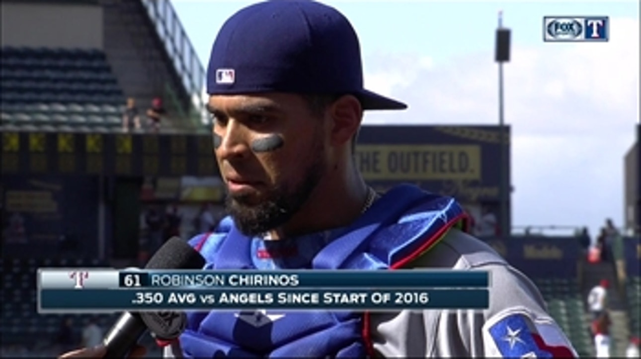 Robinson Chirinos: 'We have a great group of guys'