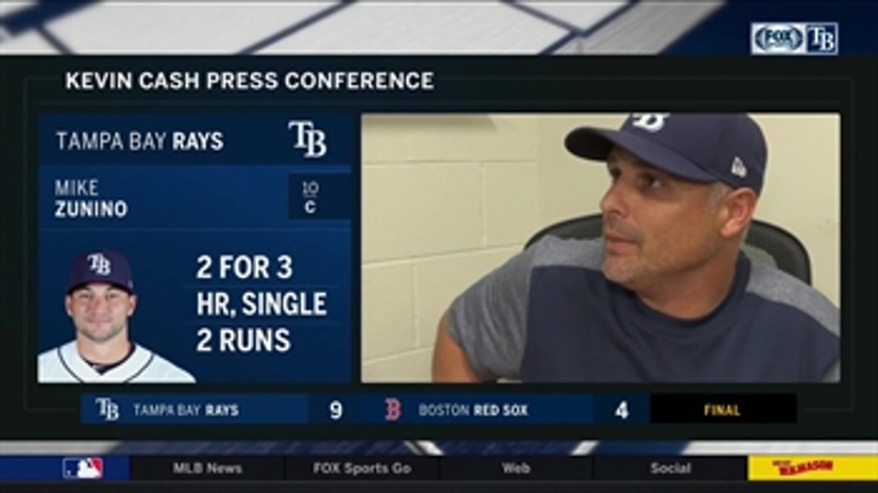 Kevin Cash on earning the sweep in Boston, impact of Rays newcomers