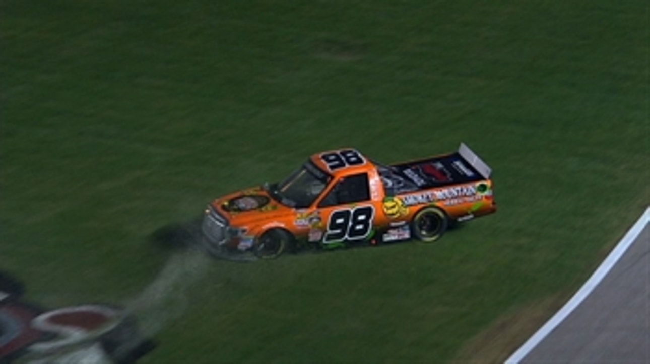 TRUCKS: Johnny Sauter Spins Out Late - Texas 2014