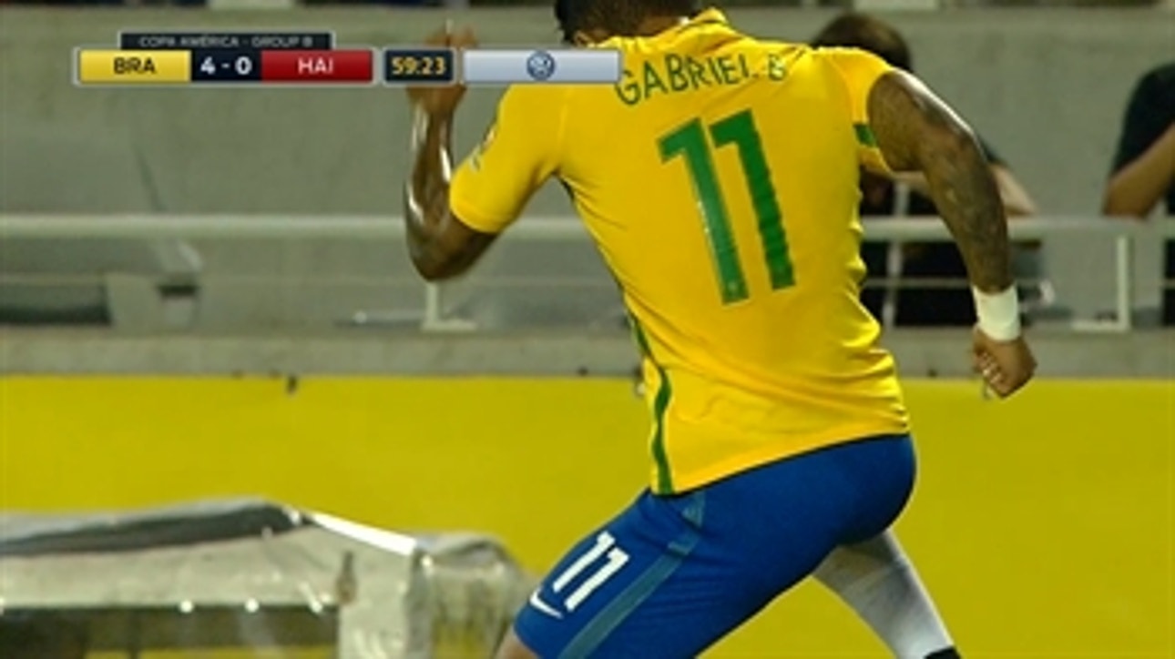 Brazilian teenage sensation Grabriel gets his first Copa America goal