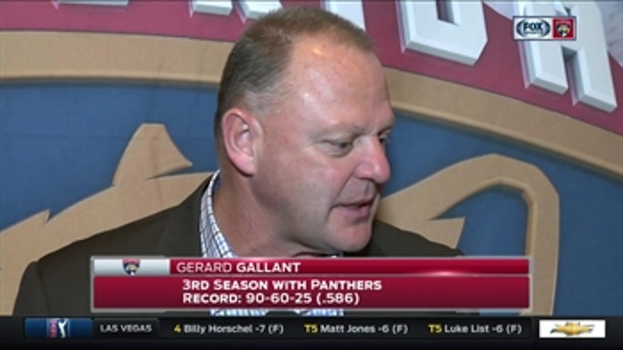 Gerard Gallant: You expect big things from Vincent Trocheck