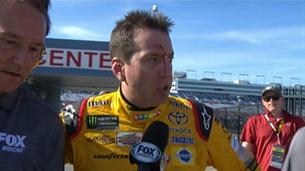 Kyle Busch Not Happy With Logano After Race ' 2017 LAS VEGAS ' FOX NASCAR