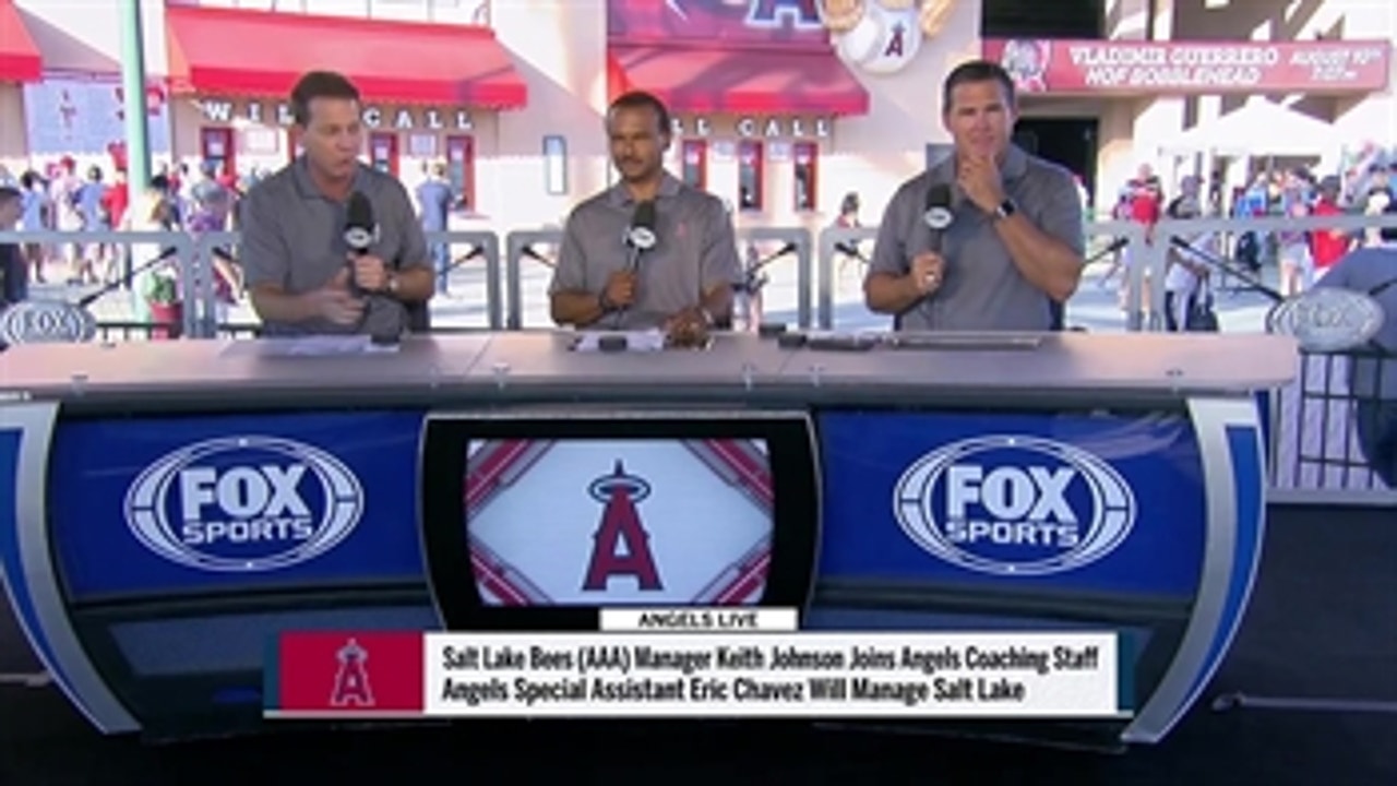 The Angels broadcast team details the recent minor league coaching promotions of Eric Chavez and Keith Johnson