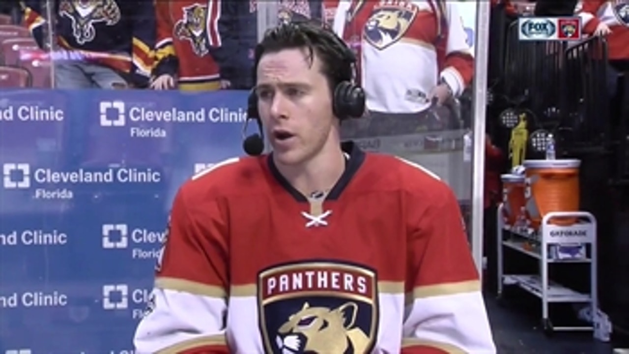Jonathan Marchessault says Panthers stood up for each other Tuesday
