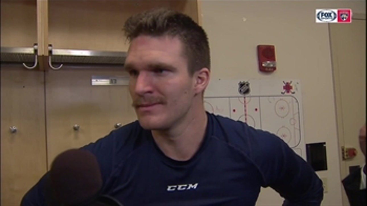 Jonathan Huberdeau: 'Thank God Reimer was here tonight'