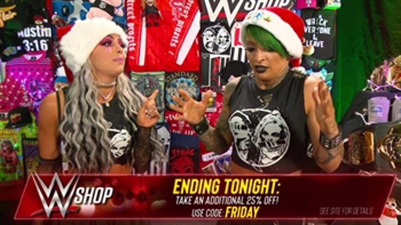 The Riott Squad celebrates incredible Black Friday deals available on WWE Shop