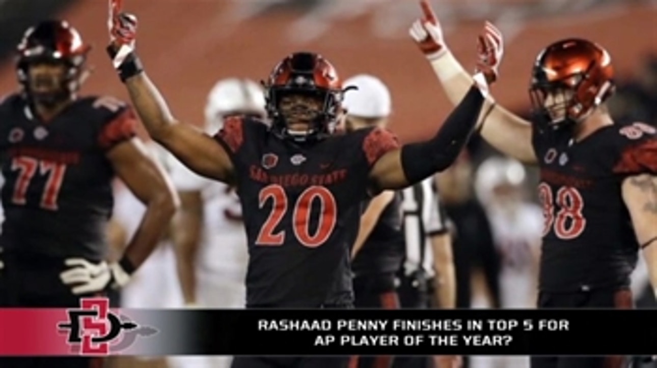 Despite not being a Heisman finalist, Rashaad Penny gaining recognition