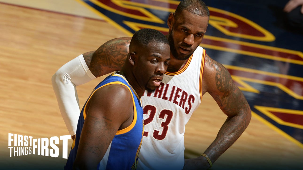 Nick Wright: 'Draymond calling KD to save him from LeBron is one my favorite stories of all time' | FIRST THINGS FIRST