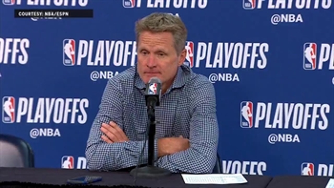 Steve Kerr talks Game 3 loss to Pelicans ' Warriors at Pelicans