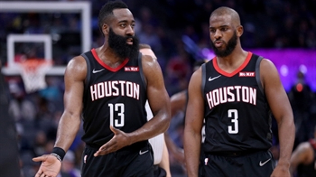 Nick Wright shares his thoughts on reports of friction between James Harden and Chris Paul