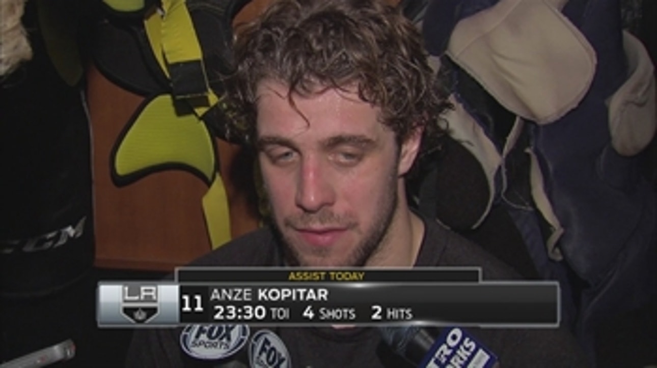 Anze Kopitar postgame: Special teams were the difference
