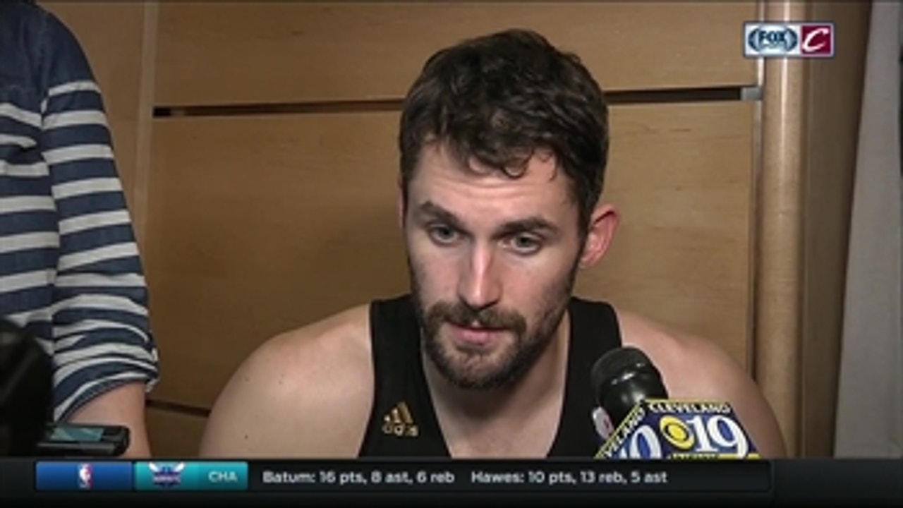 Kevin Love on whether the Cavs are complacent after NBA Finals win