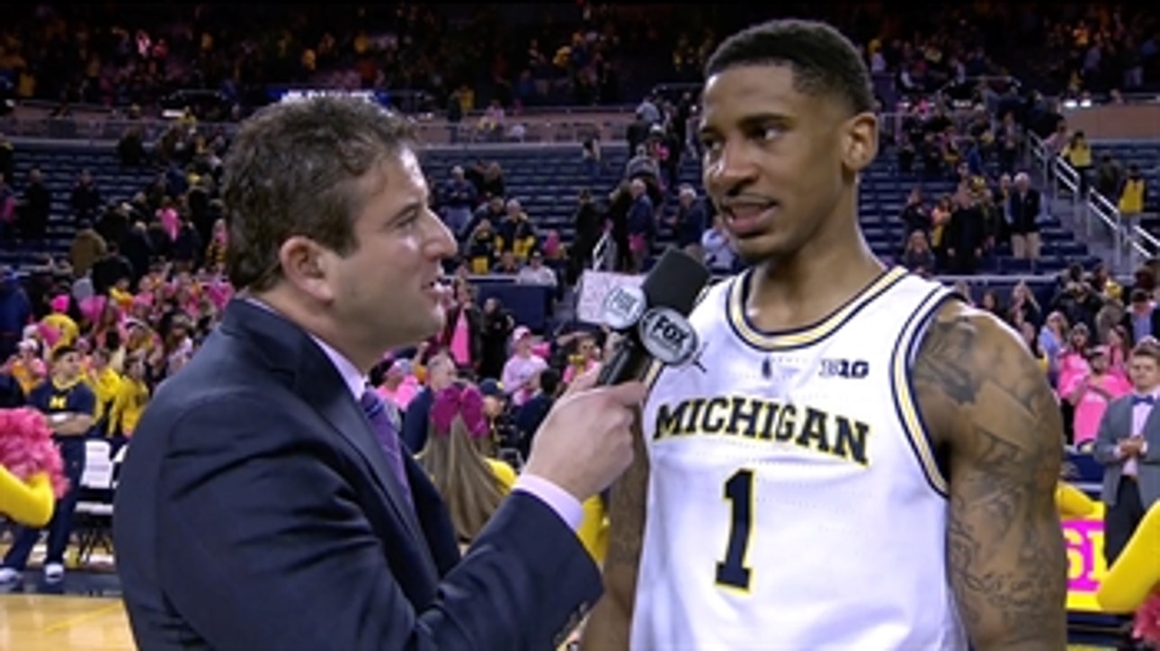 Michigan's Charles Matthews talks about bouncing back with big win over Maryland