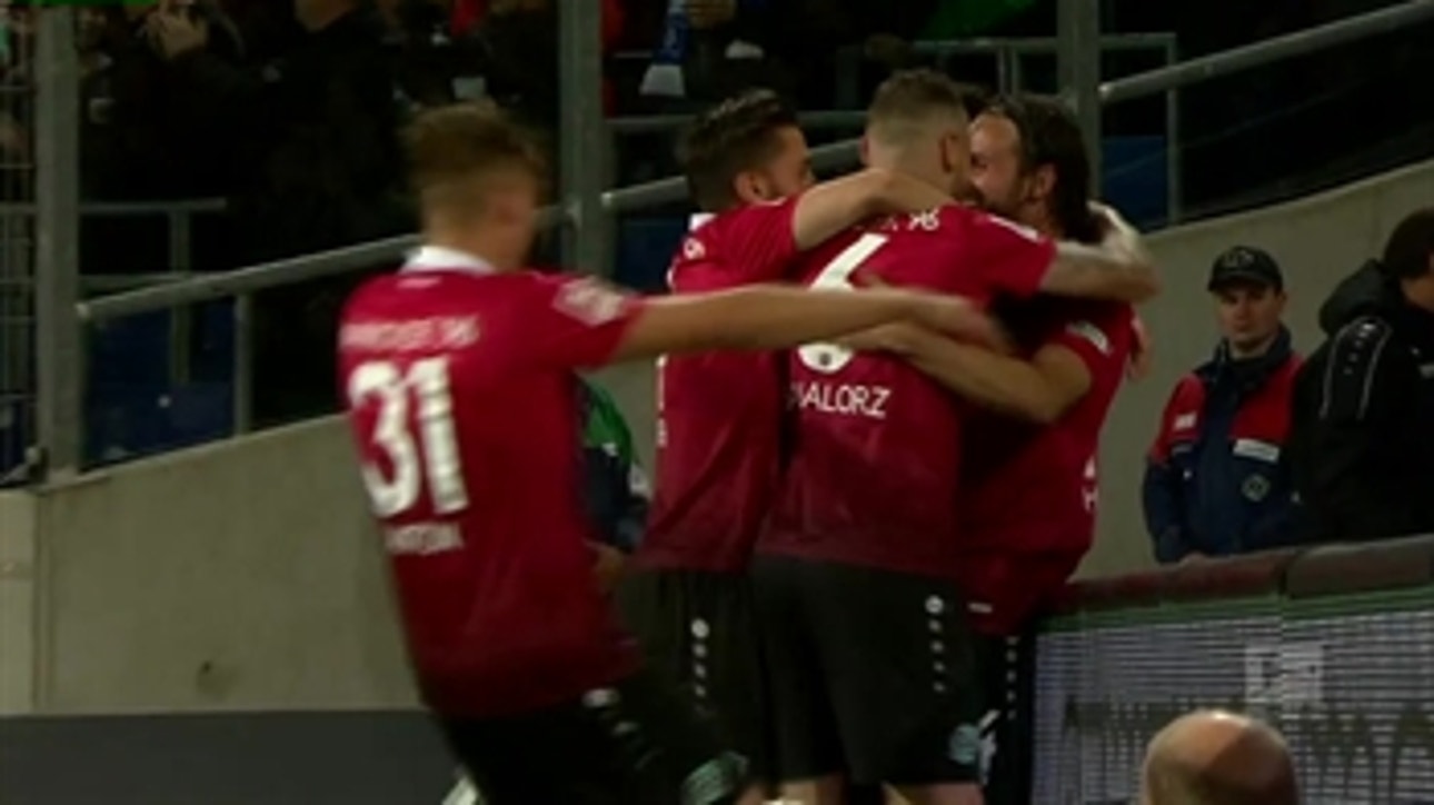 Martin Harnik gives Hannover the lead vs. Hamburg | 2017-18 Bundesliga Highlights