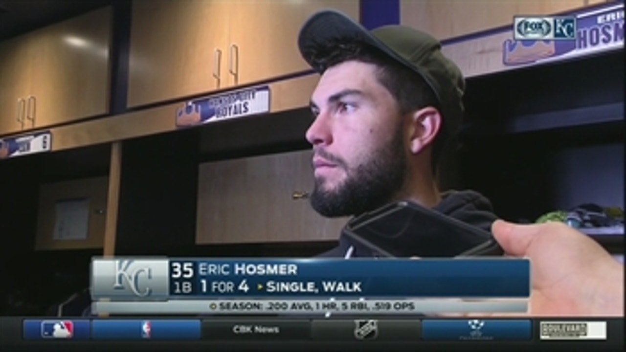 Hoz on Royals' quiet offense: 'It's frustrating'