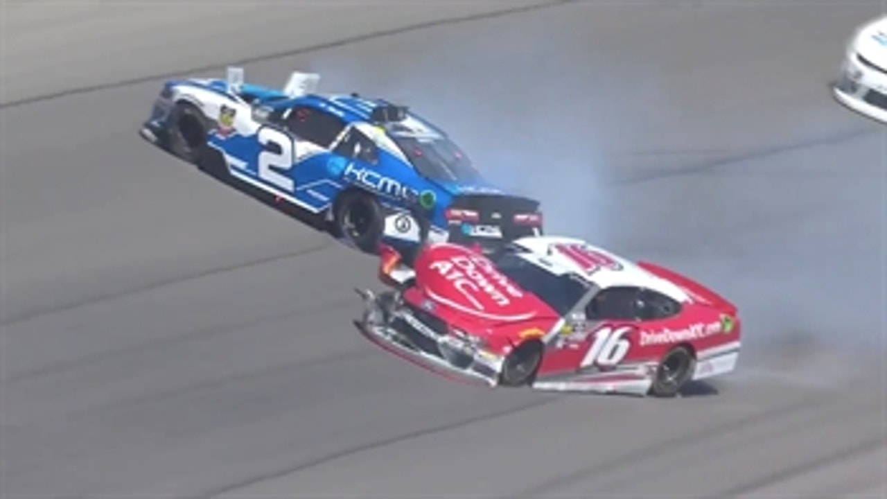 Ryan Reed & Matt Tifft involved in heavy wreck at Las Vegas ' 2018 NASCAR XFINITY SERIES