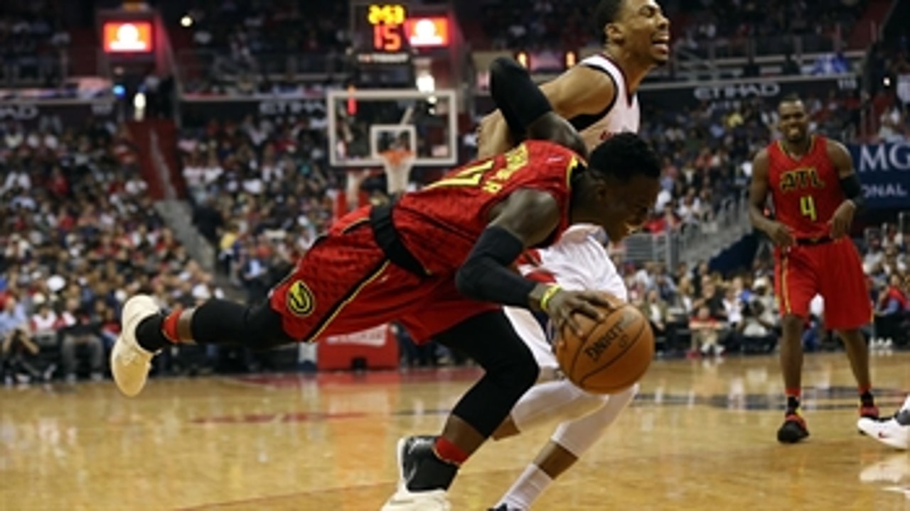 Hawks rally, but Wizards hold on to take 3-2 series lead