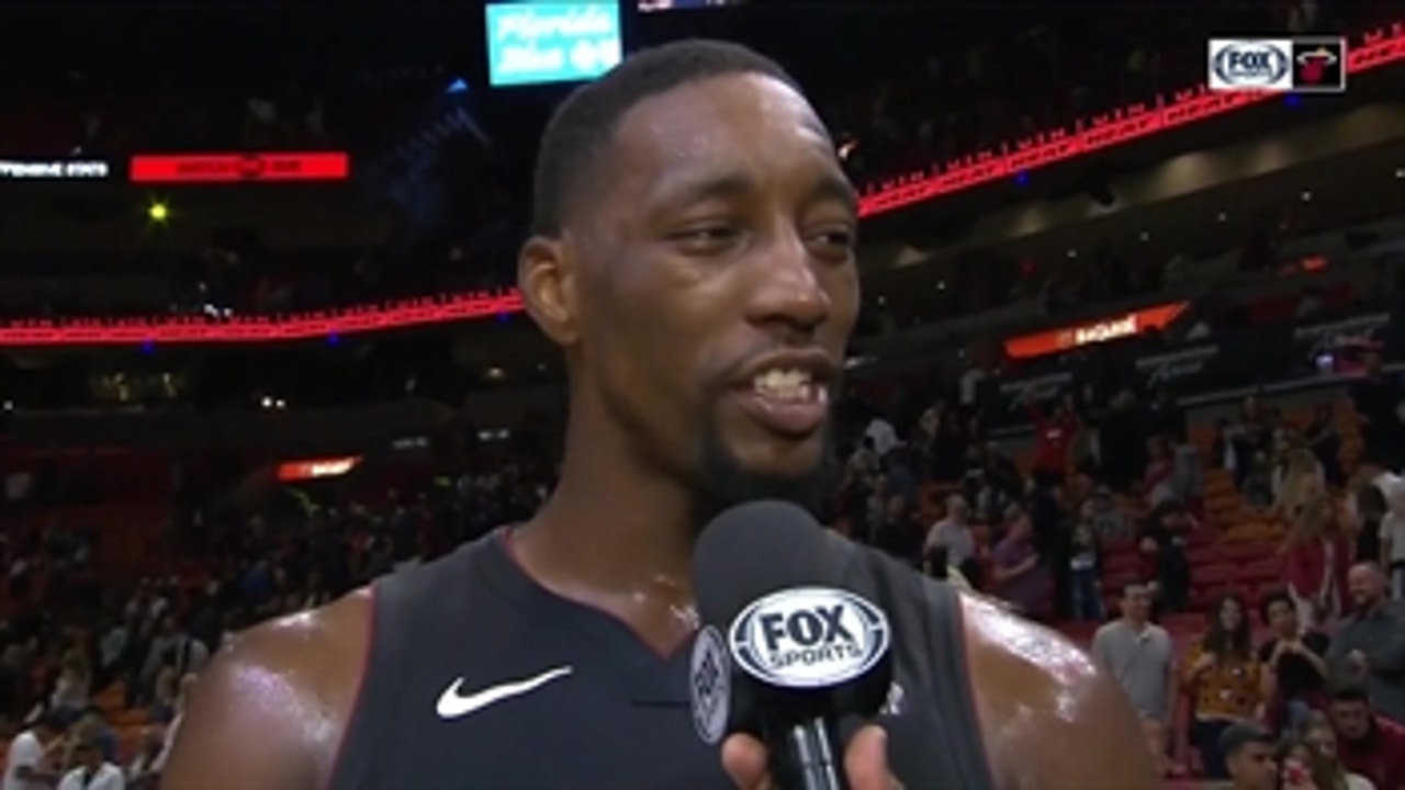 Bam Adebayo on his double-double, Heat staying undefeated at home