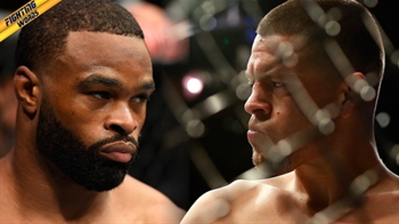 Tyron Woodley and Nate Diaz seem ready to throw down ' FIGHTING WORDS
