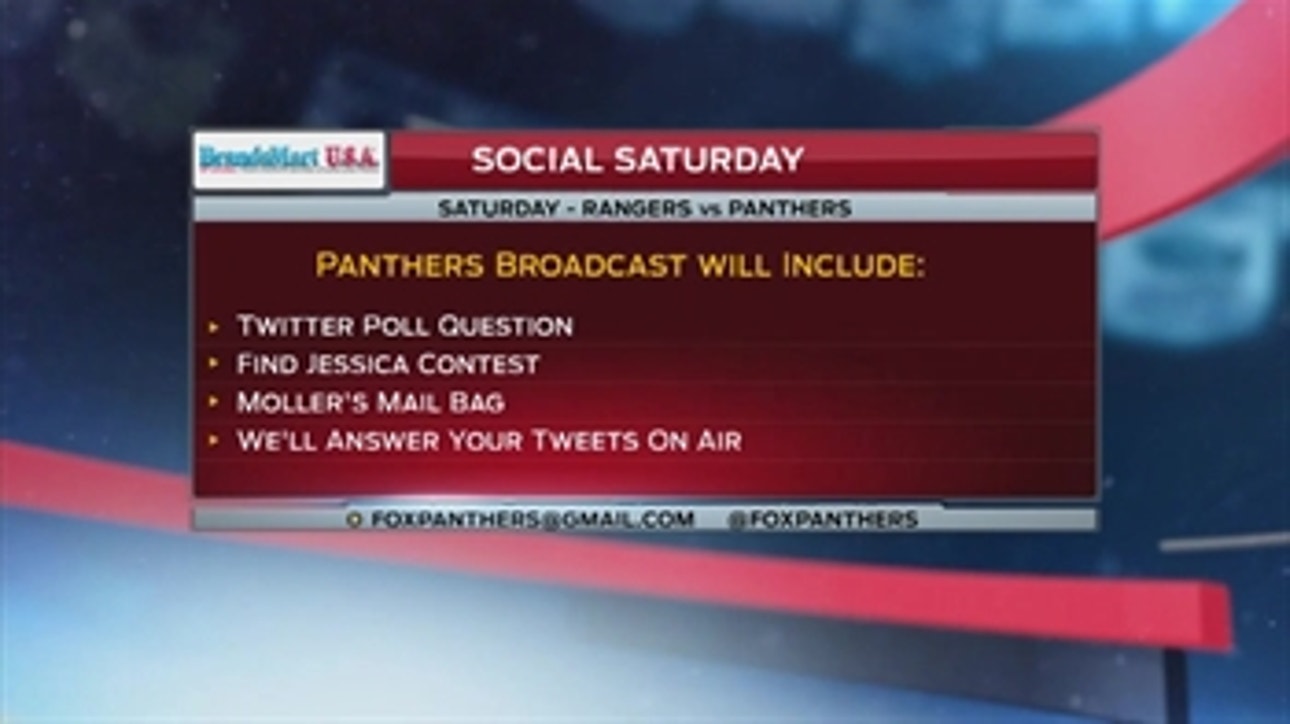 Social Saturday during Panthers vs. Rangers