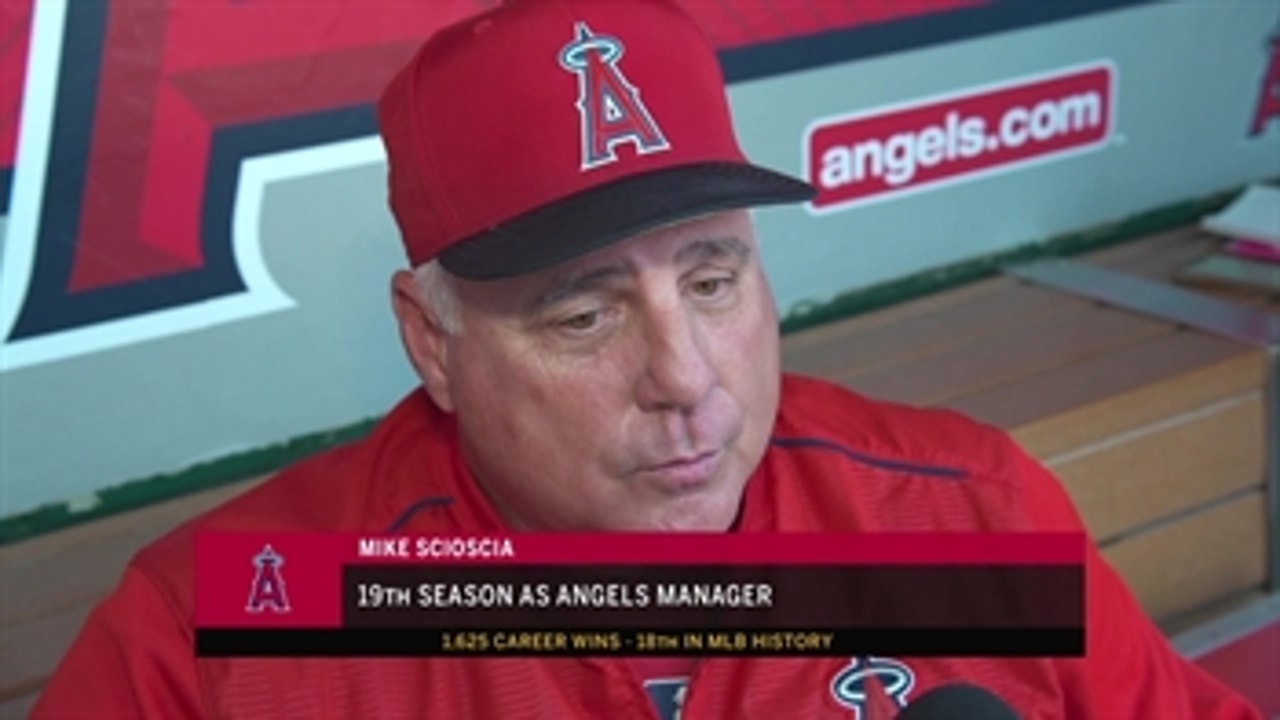 Mike Scioscia talks about the coaching staff promotions of Eric Chavez and Keith Johnson