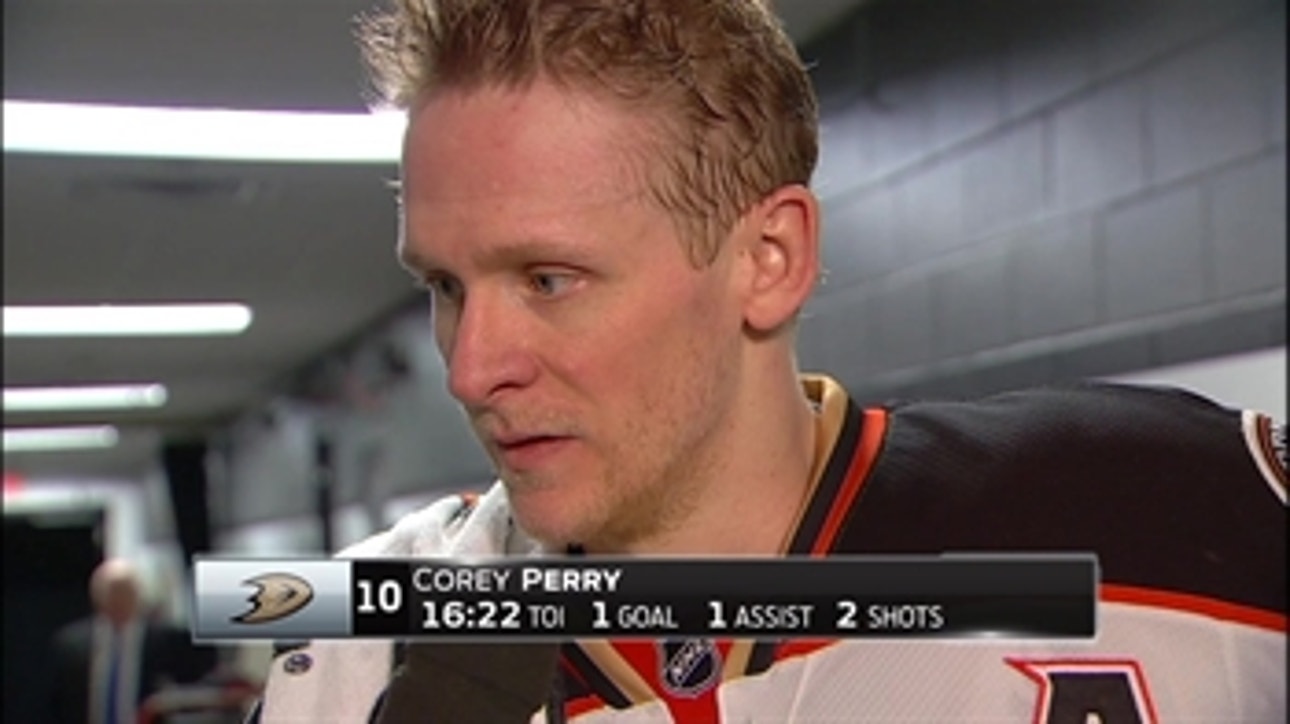 Corey Perry was one of six different goalscorers for the Ducks against Boston