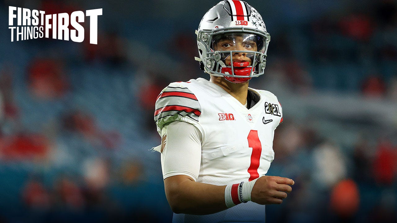 Brandon Marshall: The idea of Pats drafting Justin Fields at No. 11 is a 'hallucination' | FIRST THINGS FIRST