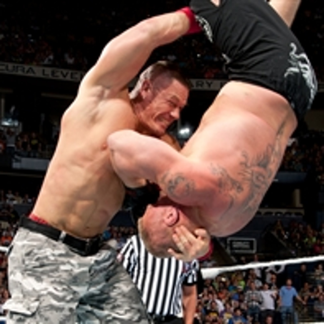Brock Lesnar Vs John Cena Wwe Title Match Wwe Night Of Champions 2014 Full Match Fox Sports John cena, chris jericho vs. brock lesnar vs john cena wwe title