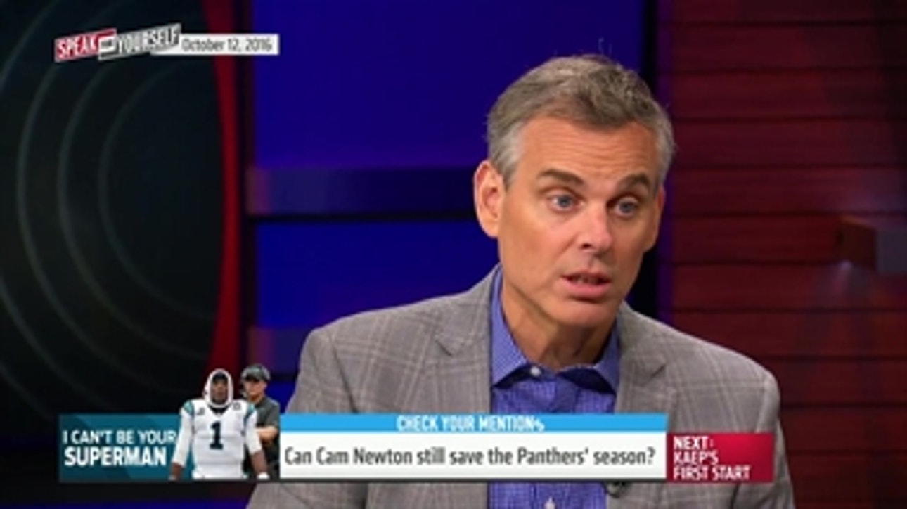 Can Cam Newton save the Carolina Panthers' season? - 'Speak For Yourself'