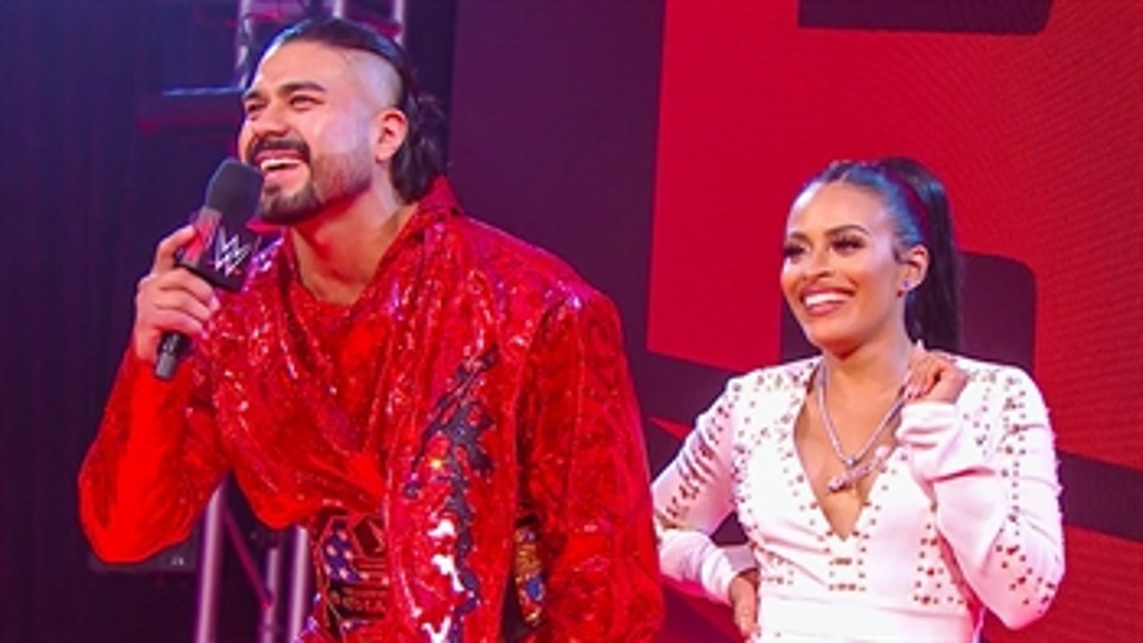 Andrade crashes Drew McIntyre’s address to WWE Universe: Raw, April 13, 2020