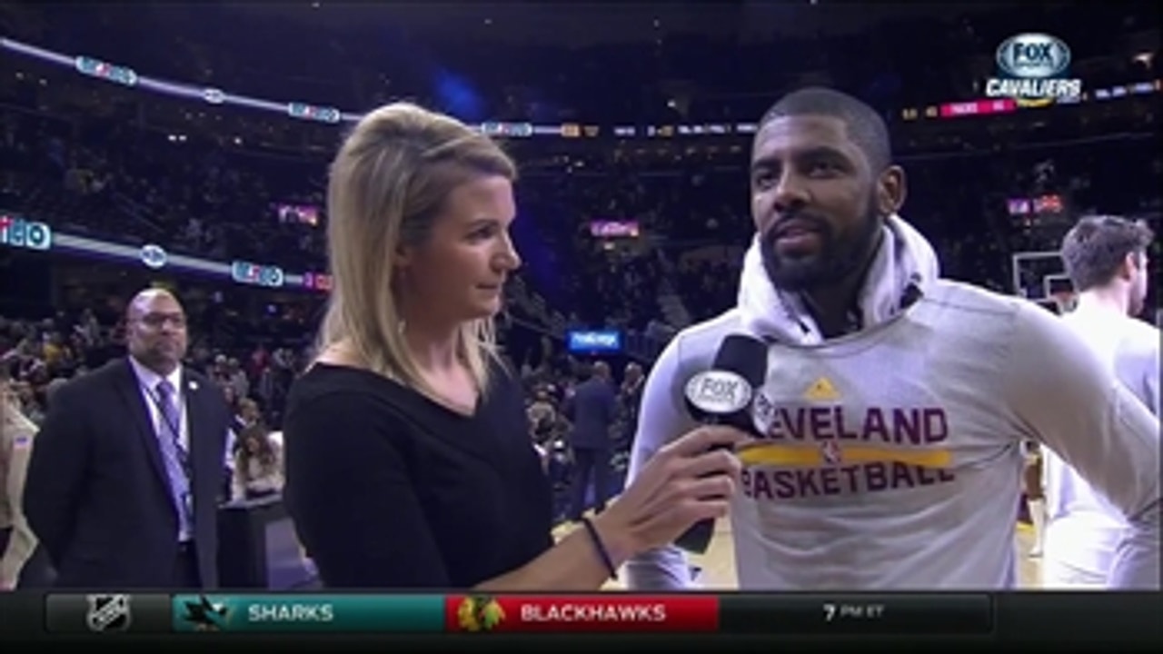 Kyrie feeling good after blowout win in first game back