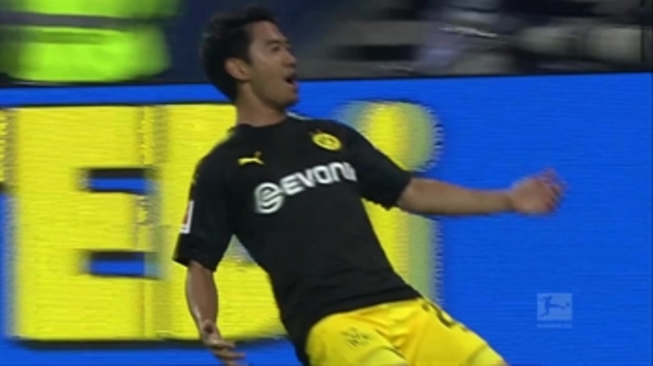 Shinji Kagawa scores for Dortmund lead ' 2017-18 Bundesliga Highlights
